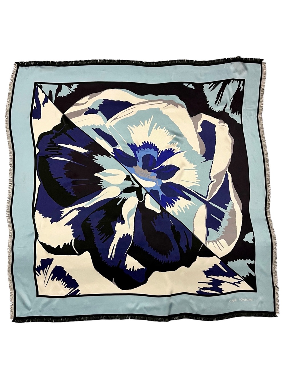 Auth Anne Fontaine TAHO Silk Scarf